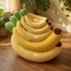 cama-para-perros-banana-tallas (1) BananaNest: Cama Cueva Antiestrés en Forma de Plátano para Perros | Nido Suave y Original